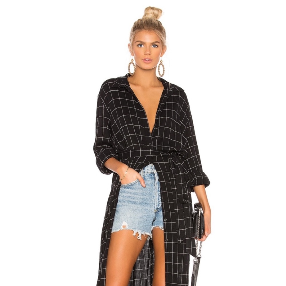 Revolve Sanctuary Jess Belted Button Down Maxi Shirt Dress size Small